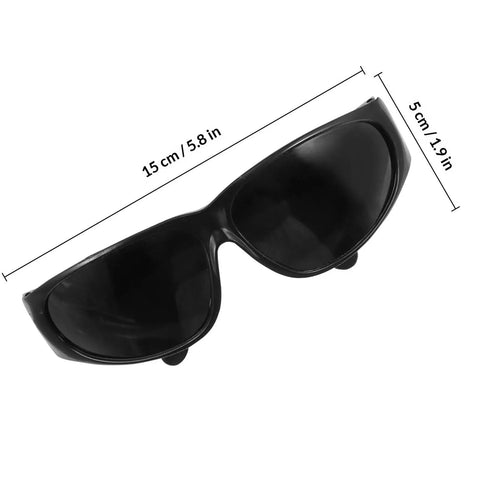 Welding Safety Goggles Offering A Badass Level Of Protection With An Over Glasses Design 15cm x 5cm black anti-fog lenses