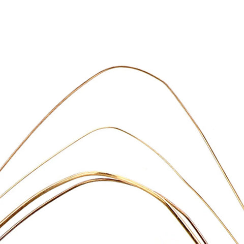 Ultimate Silver Welding Rods Set For Copper Wire Aluminum Repair With Flexible Sizes 0.5 To 1.5mm displayed in curved shapes.