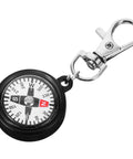 Compact Hiking Compass Keychain With Snap Hook Lightweight Plastic Pocket Compass for Camping and Outdoor Climbing