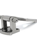 Heavy Duty Stainless Steel Refrigerator Door Hinge Replacement Kit for Freezer and Industrial Equipment No Fuss Install Easy Fit Durable Hardware for Reliable Door Alignment, 133.5mm x 69.2mm