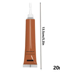 Seamless Leather Scratch Repair Balm 20ml tube for restoring faded cracks and scuffs with glossy finish