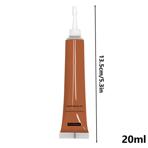 Seamless Leather Scratch Repair Balm 20ml tube for restoring faded cracks and scuffs with glossy finish