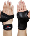 Impact Resistant Wrist Guard For Skating Skateboarding Snowboarding Skiing And Motocross With ABS Bone Shell on hands