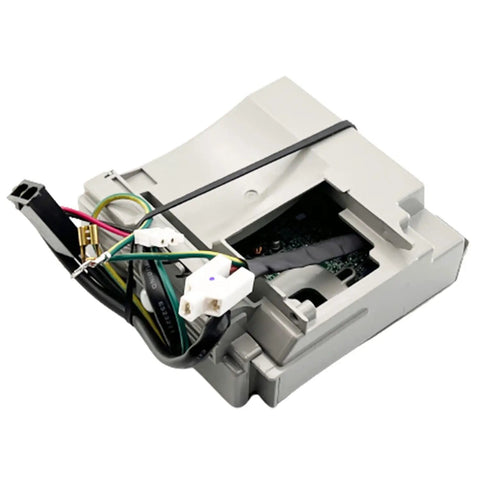 Plug And Play Refrigerator Inverter Control Board Replacement W10893917 W10186719 shown in gray with wiring harness