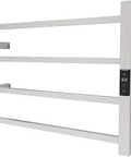 No-Fuss Towel Warmer With Built-In Timer And LED Indicators 1 To 8 Hour Drying Modes On Off Power 30 To 60 C Heat Wall Mounted Unit