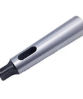 MT2 To MT3 Morse Taper Drill Sleeve Adapter For Lathe And Milling Collets Pro Grade Reducing Adapter in steel with slot detail.