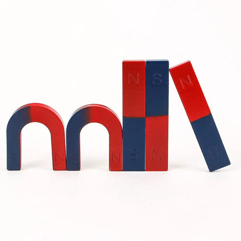 Ultimate Kid Friendly Magnet Kit For Physics And Science Experiments At School Or Home with horseshoe and bar magnets