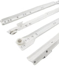 Beefy Heavy Duty Powder Coated Undermount Drawer Slides 45mm Width One Piece Modern Design Sliding Roller Runner for kitchen
