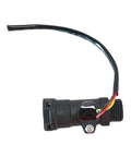 Dope Residential Water Flow Sensor For Home Use With High Sensitivity And Rugged Build That Detects Tiny Flow Changes To Stop Unstable Heating Cycles Save Water And Keep Your Plumbing Running Smooth. black plastic wired residential water flow sensor with threaded end