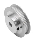 Heavy Duty Timing Belt Pulley Kit With 20 And 60 Tooth Sprockets For 3D Printer Builds, 200Mm Closed Loop Belt, Aluminum Alloy Idler Wheels, 6Mm Wide Track Gear, 6.35Mm Bore Fits Rigid Print Arms silver aluminum timing pulley with toothed belt groove and bore