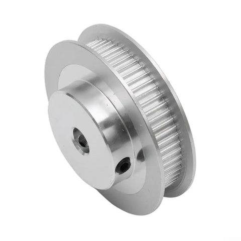 Heavy Duty Timing Belt Pulley Kit With 20 And 60 Tooth Sprockets For 3D Printer Builds, 200Mm Closed Loop Belt, Aluminum Alloy Idler Wheels, 6Mm Wide Track Gear, 6.35Mm Bore Fits Rigid Print Arms silver aluminum timing pulley with toothed belt groove and bore