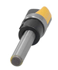 Rugged Round Nose Bit Made From Hardened Carbon Steel With PTFE Coating, 1/2 Inch for CNC Cutting in Detail.