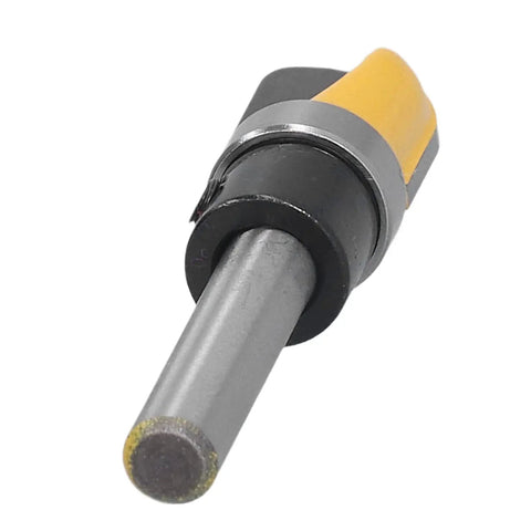 Rugged Round Nose Bit Made From Hardened Carbon Steel With PTFE Coating, 1/2 Inch for CNC Cutting in Detail.