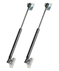 Heavy Duty Gas Struts And Gas Shock Lift Supports Delivering 33 Pound Lift Force With 15 Inch Stroke for beds and cabinets.