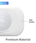 Nest Thermostat Wall Plate Cover Kit for 2020 Model in Snow Finish highlighting premium material and high quality.