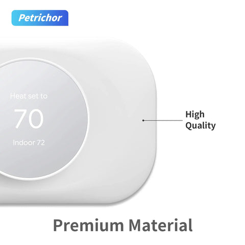 Nest Thermostat Wall Plate Cover Kit for 2020 Model in Snow Finish highlighting premium material and high quality.