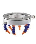 Rock Solid Spindle Cooling Ring 105mm Universal Spray Nozzle For Cnc Mills And Stone Carving Tools Built Tough showing aluminum and flexible nozzles.