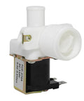 Three Quarters Inch Water Inlet Solenoid Valve AC 110V Normally Closed Right Angle Thread Plastic Body for home appliances