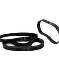 2GT Timing Belt Set Wide 6 10 15mm Length 116 118 120 122 124 126 128 130 132 134 136 138 140 142 144 146 148mm 66 Teeth Beefy Durable Wear Resistant Drive Belt For CNC Machines 3D Printers Routers 3 Pack