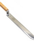 Stainless Steel Serrated Uncapping Knife For Beekeeping With Wood Handle 16 Inch Length Sharp Beekeeping Tool For Uncapping Honey Frames