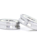 Four Pack V Groove Sealed Ball Bearings 8X22X7Mm For Linear Motion And Pulley Wheels showing two sealed bearings side by side.