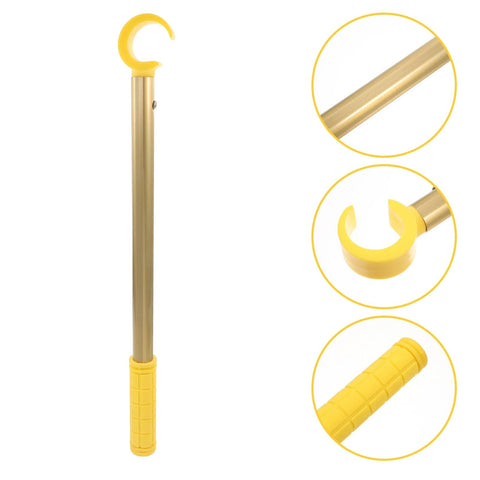 0.4m Adjustable Window Catch Pole Tool With Durable Lightweight Aluminum Shaft and Non Slip Grip