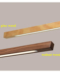 Modern Wood LED Pendant Lights Minimalist Wooden Hanging Lamp for Bedroom Dining Room Study Office Bar Luminaire Suspension in pine and walnut wood