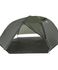Copper Spur UL Bikepack Footprint Ground Cover For Ultralight Tents shown under a dark green tent structure