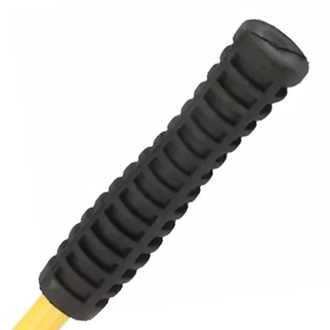 Aolidsive Heavy Duty Furniture Lifter Tool Set With Non Slip Roller Sliders handle close-up, black rubber grip for secure lifting.