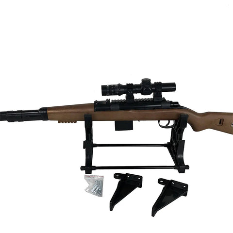 Portable Rifle And Handgun Display And Cleaning Stand For Airguns, Indoor Table Or Wall Mount with included mounting brackets