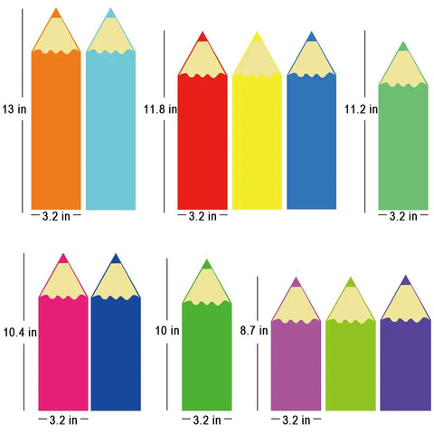 Colorful Kids Educational Wall Decals Set For Nursery Playroom Classroom Peel And Stick Removable Wall Stickers
