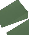 Two Pack Foam Wedge Blocks Slant Boards Calf Stretcher EVA Lightweight Training Gear, green blocks for stretching, 12x15x5 cm