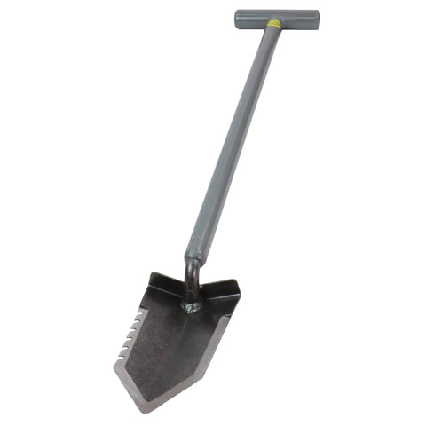 Pro Series T Handle Shovel With Serrated Blade 31 Inch Overall Length 7.5 Inch Blade Long by 4 Inch Wide Heavy Duty Outdoor Digger