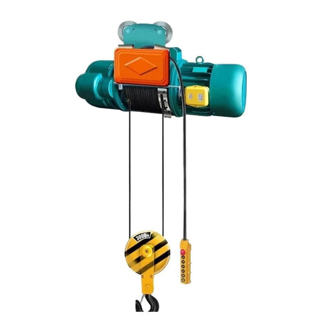 Heavy Duty Electric Wire Rope Hoist Lifting Winch 3 Ton Capacity 9 Meter Cable Easy Setup Workshop Workhorse For Fast Daily Garage And Warehouse Construction Projects