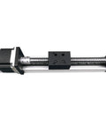 Top Shelf Precision Stage D Ball Screw Linear Actuator Module With Butter Smooth Motion SFU1204, exposed screw and guide rail.