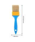 2 Inch Nylon Bristle Paint Brush with Plastic Handle, ideal for DIY home projects, indoor and outdoor use, 2-inch size displayed