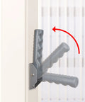 Doorway Flip Assist Handle Grip Bar For Easy Step Through, Stability Boost For Hallways And Doors, Stair Entry Grab Bar folded image
