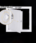 Rock Solid Aluminum Alloy Access Panel For Smooth Drywall Ceilings And Walls Snap Fit Invisible Vent Cover with knob.