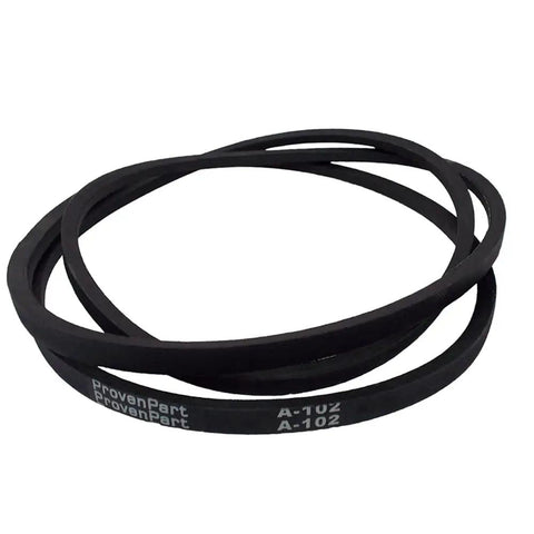 Premium 42 Inch Deck Kit Slick Replacement Set For Lawn Riders featuring heavy duty black rubber belts for lawn mower repairs.