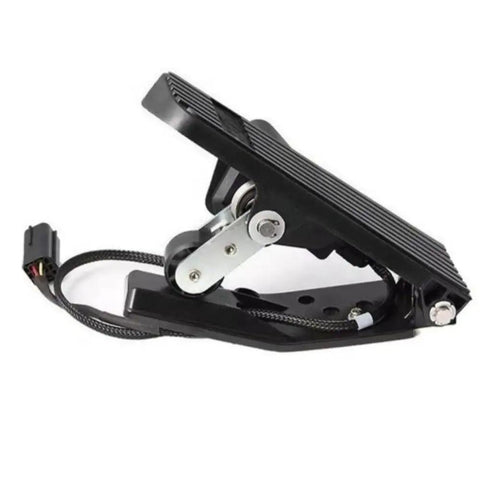 Plug Straight In Hall Effect Accelerator Throttle Pedal With Zero To Five Volt Analog Output For Electric Cars And Golf Carts side angle view