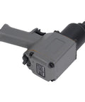 Heavy Duty One Half Inch Air Impact Wrench Packing 850 Nm Of Legit Muscle Complete With Socket Set Extensions Connector And Compressed Air Oil For Serious Garage Hauls And Daily Shop Grunt Work - metallic gray pneumatic tool side view.