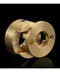 Smooth Oldham Coupling For Z Axis 18mm Fits CR10 S4 S5 Ender3 Pro V2 3S With T8 Screw 16mm brass coupling