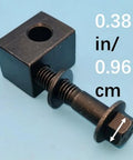 Heavy Gauge Generator Alternator Adjuster Kit With No Sweat Nut Bolt Swap For Kia And Hyundai Rides Including Optima Rio Soul Tucson Replaces 37463 33000 37462 22000 37471 24000 bolt and nut detail on a flat surface.