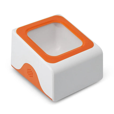 Desktop Barcode Scanner With Big Window And CMOS Sensor For Quick Auto Scan, QR Code Reader For Retail Store And Supermarket