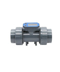 2 Inch Electronic LCD Turbine Flow Meter With Digital Display For PVC Water Lines NPN Output A Real Workhorse For Farm And Garden