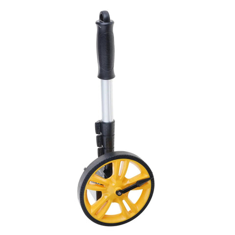 Measuring Wheel 0-9999.9m Digital Display for Construction Worker, lightweight ABS and metal with yellow wheel