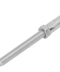 Heavy Duty Stainless Steel Cable Railing Hardware Kit With Thread Swage Lag Screws M10 5mm close-up