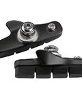 Road Caliper Brake Shoe Set With R55C4 Pads And Aluminum Pad Holder for Reliable Stopping Power on Road Bikes.