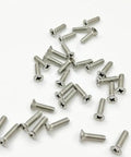 Grab a Badass 50 Pack of Number 4-40 X 1-3/4 Inch Flat Head Phillips Drive Machine Screws with a shiny finish.