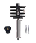 Hotend Upgrade Kit For A1 Mini And A1 3D Printers with 0.2mm hardened steel nozzle and detachable silicone sock, front view